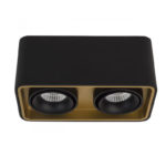 Накладной светильник LeDron TUBING 2 Black/Gold