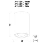 Накладной светильник ARTE Lamp A1560PL-1WH — изображение 3