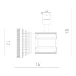Светильник на шине ARTE Lamp A6118PL-1BK — изображение 4
