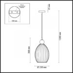 Подвесной светильник Odeon Light 4713/1A — изображение 4
