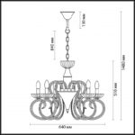 Подвесная люстра Odeon Light 3932/6 — изображение 3