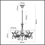Подвесная люстра LUMION 2958/5 — изображение 3