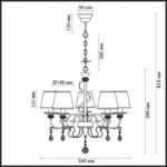 Подвесная люстра LUMION 3404/5 — изображение 3