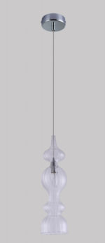 Подвесной светильник Crystal Lux IRIS SP1 A TRANSPARENT
