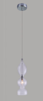 Подвесной светильник Crystal Lux IRIS SP1 B TRANSPARENT — изображение 3