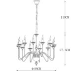 Подвесная люстра Divinare 1021/02 LM-12 — изображение 3