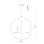 Подвесная люстра Divinare 1159/02 LM-4 — изображение 6
