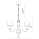 Подвесная люстра Divinare 1175/01 LM-8 — изображение 3