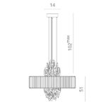 Подвесная люстра Divinare 1285/02 SP-6 — изображение 6