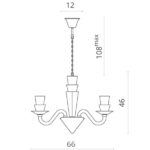 Подвесная люстра Divinare 5122/09 LM-6 — изображение 3