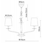 Подвесная люстра ARTE Lamp A1048LM-10CC — изображение 4