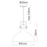 Подвесной светильник ARTE Lamp A1102SP-1AB — изображение 4
