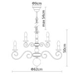 Подвесная люстра ARTE Lamp A1129LM-12AB — изображение 4