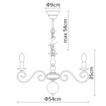 Подвесная люстра ARTE Lamp A1129LM-7WH — изображение 4