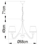 Подвесная люстра ARTE Lamp A1150LM-5CC — изображение 4