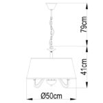 Подвесная люстра ARTE Lamp A1150SP-5CC — изображение 5