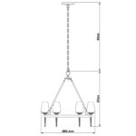 Подвесная люстра ARTE Lamp A1722SP-6BA — изображение 5