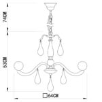 Подвесная люстра ARTE Lamp A3229LM-6WH — изображение 5