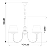 Подвесная люстра ARTE Lamp A3579LM-5AB — изображение 6