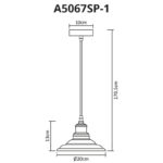 Подвесной светильник ARTE Lamp A5067SP-1WH — изображение 3