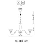 Подвесная люстра ARTE Lamp A5184LM-6CC — изображение 3