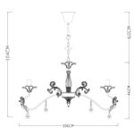 Подвесная люстра ARTE Lamp A5349LM-8WH — изображение 5
