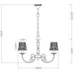 Подвесная люстра ARTE Lamp A5468LM-5WG — изображение 5