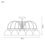 Люстра на штанге ARTE Lamp A6057PL-8CC — изображение 5