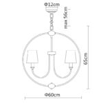 Подвесная люстра ARTE Lamp A9022SP-5CC — изображение 4