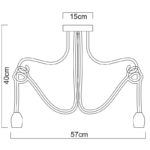 Подвесная люстра ARTE Lamp A9477PL-5WG — изображение 5