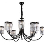 Подвесная люстра Newport 31106+6/C black+gold