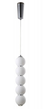 Подвесной светильник Crystal Lux DESI SP5 CHROME/WHITE