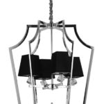 Подвесная люстра Lumina Deco LDP 1249-4 CHR+BK