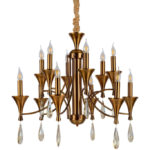 Подвесная люстра Lumina Deco LDP 1230-12 MD