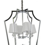 Подвесная люстра Lumina Deco LDP 1249-4 CHR+WT