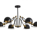 Люстра на штанге Lumina Deco LDP D015-6 BK