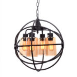 Подвесная люстра Lumina Deco LDP 11509-4 BK