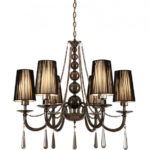 Подвесная люстра Lumina Deco LDP 1200-6 BK