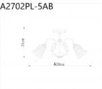 Люстра на штанге ARTE Lamp A2702PL-5AB — изображение 5