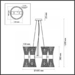 Подвесная люстра Odeon Light 4839/12 — изображение 3