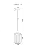Подвесной светильник ARTE Lamp A1902SP-1BK — изображение 4