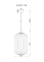 Подвесной светильник ARTE Lamp A1903SP-1BK — изображение 4