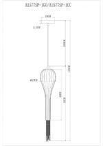 Подвесной светильник ARTE Lamp A1577SP-1GO — изображение 5