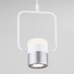 Подвесной светильник Eurosvet 50165/1 LED белый/серебро — изображение 3