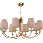 Люстра на штанге Crystal Lux CAMILA SP8 GOLD