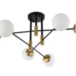 Люстра на штанге Crystal Lux FIDEL PL6 BLACK