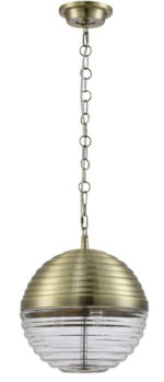 Подвесной светильник Crystal Lux ALBERTO SP3 BRONZE/TRANSPARENTE