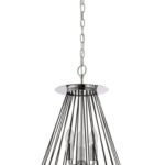 Подвесной светильник Crystal Lux MODESTO SP3 BLACK/CHROME