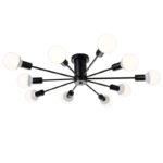 Люстра на штанге Natali Kovaltseva LOFT 79014/10С BLACK