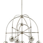Люстра на штанге Crystal Lux TRUENA SP-PL6+3+1 NICKEL